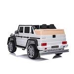 Eл. джип Maybach G650 бял EVA, кожена се