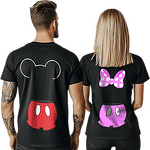 Tricouri pentru cupluri Mickey and Minnie 1