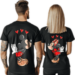 Tricouri pentru cupluri Mickey and Minnie 2