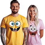 Tricouri pentru cupluri SpongeBob