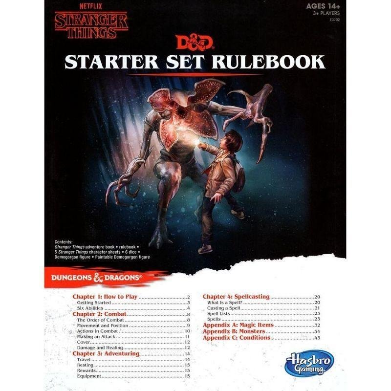 Ролева игра Dungeons&Dragons Stranger Things Starter Set Tablegames.bg
