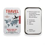 Настолна игра Kikkerland - Travel Trivia Game, картова