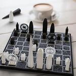 Луксозен шах Skyline Chess - Acrylic London Edition