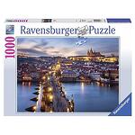 Пъзел Ravensburger от 1000 части - Прага през нощта