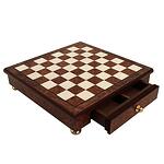 Италиански шах Italfama - Classic Set, бряст и дърво от шипка, 32 x 32 x 6 см