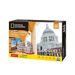 3D Пъзел Cubic Fun от 107 части - St Paul's Cathedral, със списание