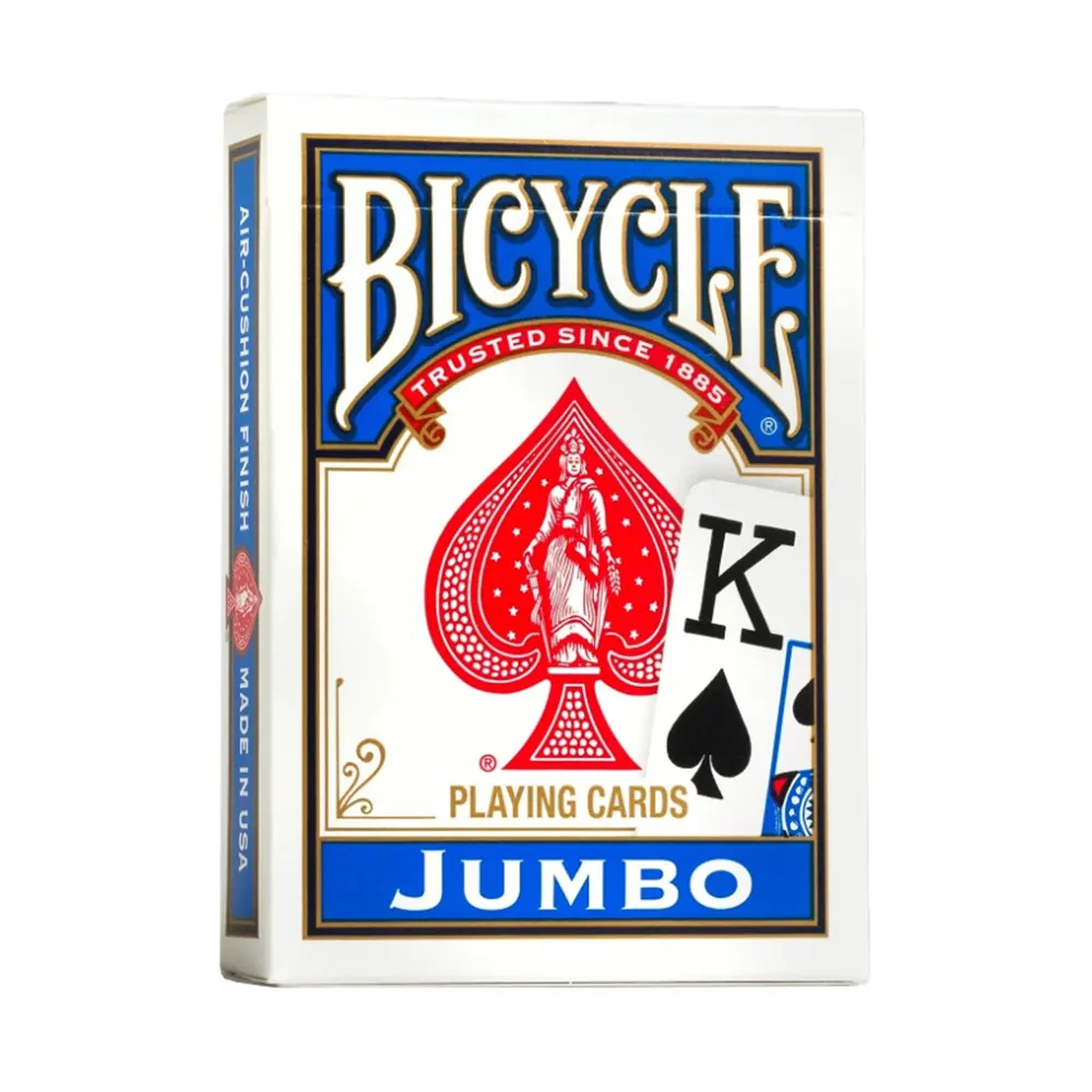 Карти за игра Bicycle - Jumbo Index, червени-Copy