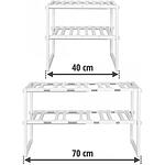 Етажерка шкаф за под мивка с опция за регулиране на височината на двата рафта