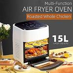 Air Fryer Фурна с горещ въздух и готови функции за готвене, температурен контрол и вместимост 15 литра