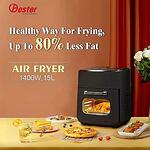 Air Fryer Фурна с горещ въздух и готови функции за готвене, температурен контрол и вместимост 15 литра