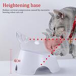 Комплект от две части за котка – диспенсър за вода и купичка за храна