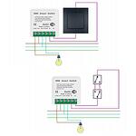 WiFi смарт мини модул за управление на електроуреди, стенни лампи, LED ленти и др. чрез мобилно устройство