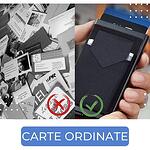 2в1 Портфейл и картодържател с RFID защита на личните данни и бутон за автоматично изкачване на картите в сив цвят