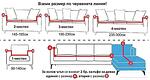 Eластичен калъф за различни видове дивани - ъглов диван, двоен и троен диван - универсален