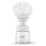 Единична електрическа помпа за изцеждане на кърма Philips AVENT Essential SCF323/11, с мек силиконов уплътнител с унифициран размер