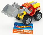 Детски багер с челен товар Hot Wheels, червен