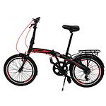 Сгъваем градски велосипед camp q10 foldable bike 20′, 7 скорости, чер – Черен с червено