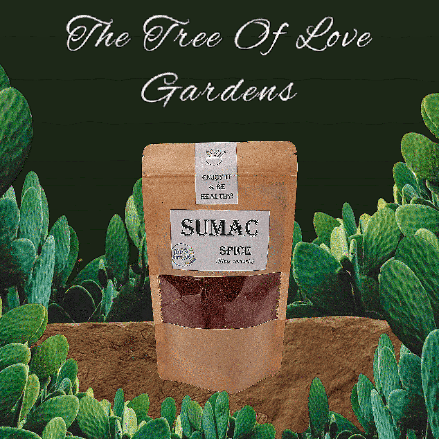 Sumac Spice | Sumach | Summaq | Middle Eastern Spice for Cooking Mediterranean Dishes