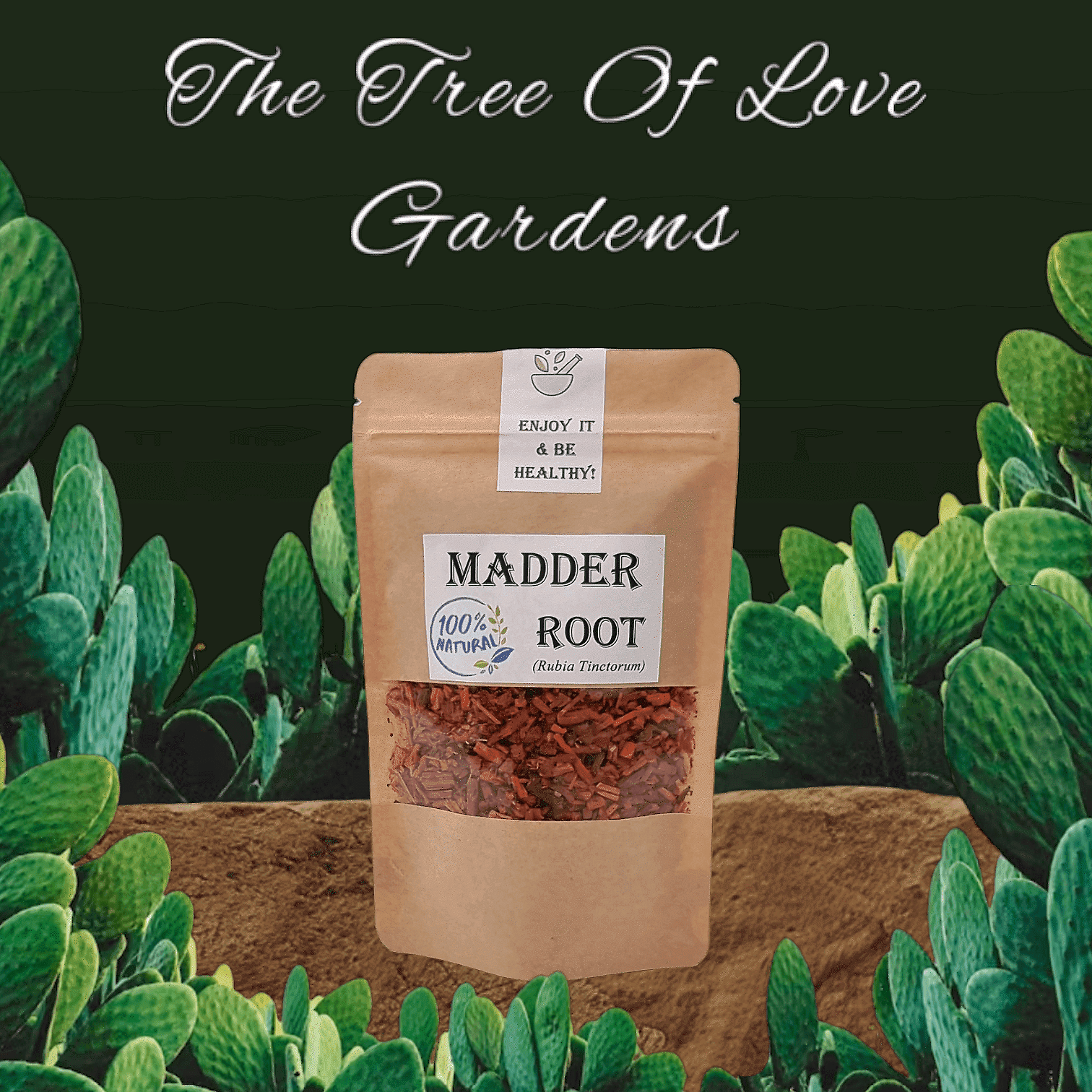 Madder Root - Cuts or Powder - Natural Dyes - Rubia Tinctorum - Madder Root Chopped Natural Dye Fabrics Red Orange 100% Biodegradable