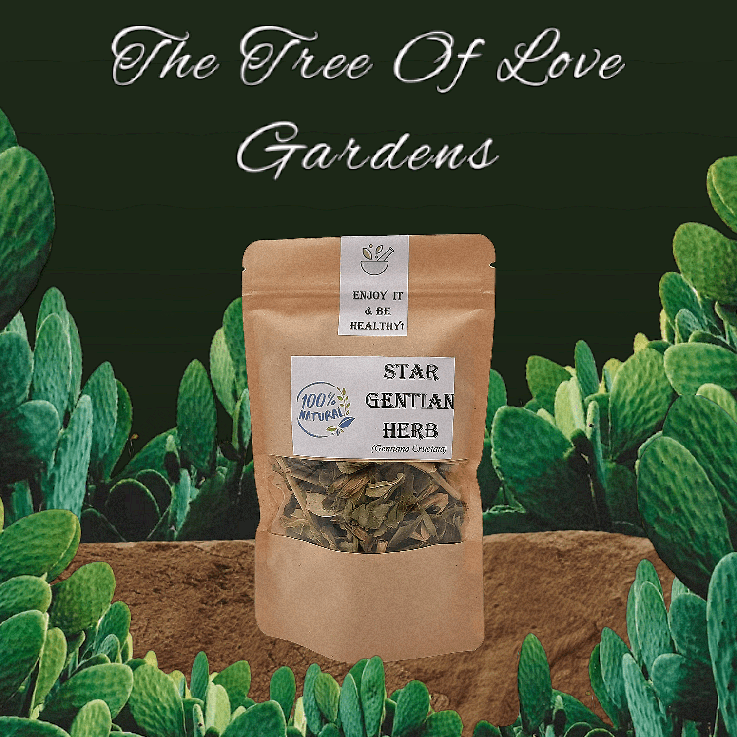 Star Gentian Herb |  ORGANIC  | Gentiana Cruciata