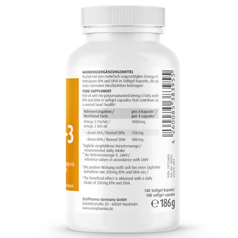 Омега 3 - Omega 3 1000 mg / ZeinPharma 140 желирани глобули