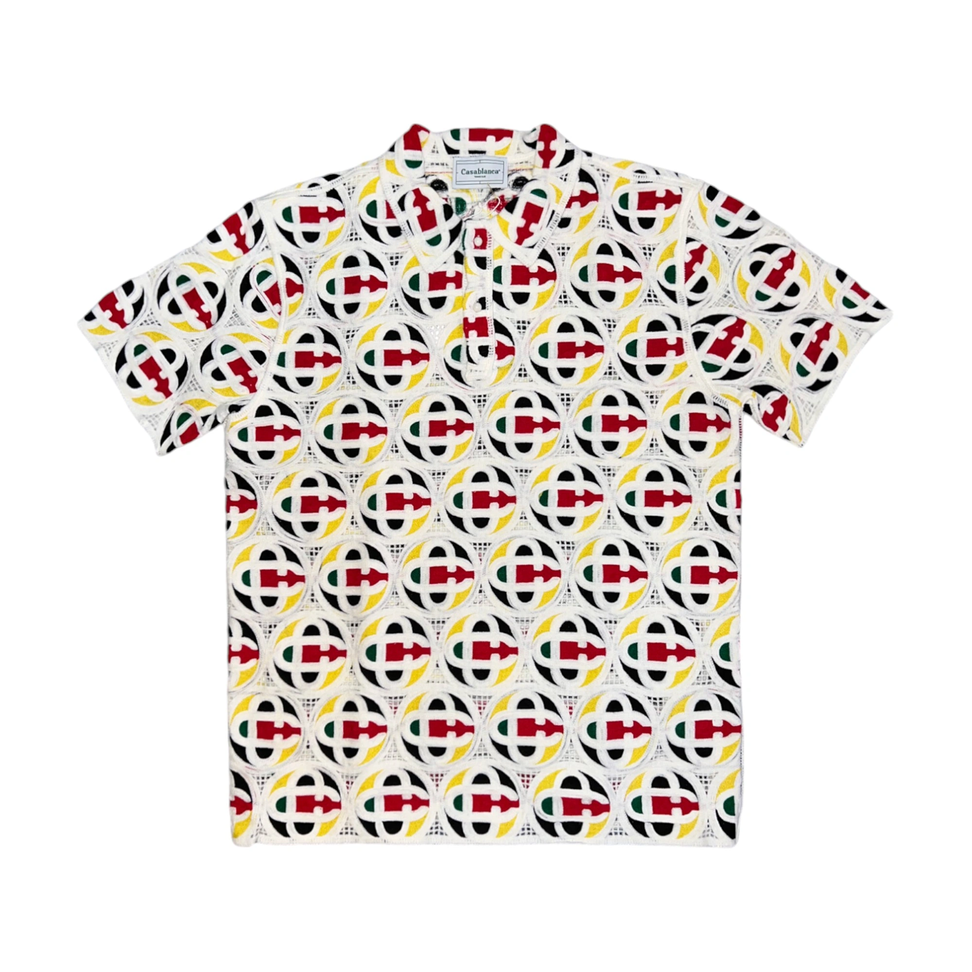 Casablanca - CC Pattern Polo Shirt