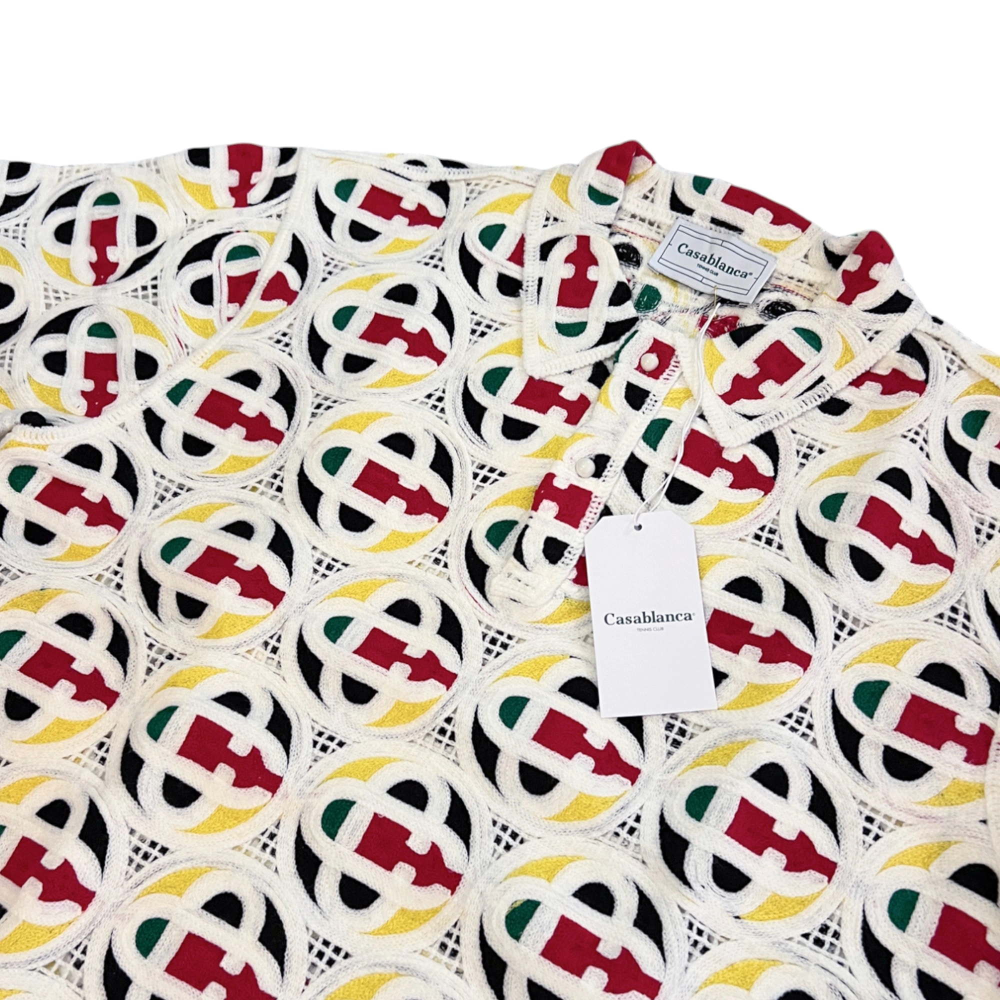 Casablanca - CC Pattern Polo Shirt