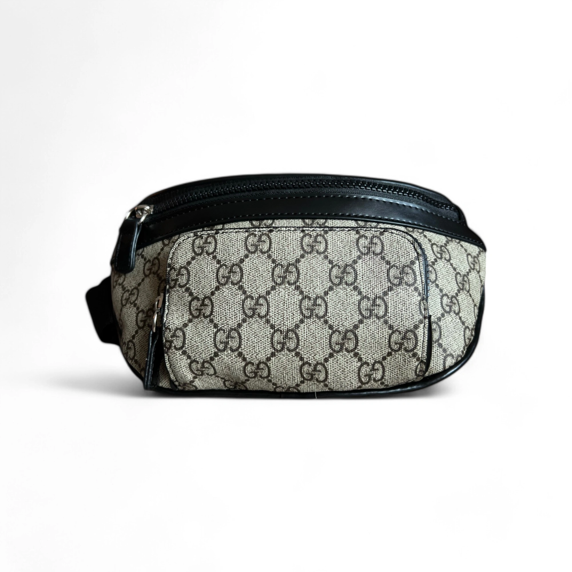 GUCCI - CROSSBODY BAG - BEIGE/BLACK