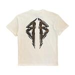 Balenciaga - Logo Paint T-Shirt - Cream