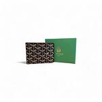 Goyard Pattern Wallet - Dark Brown