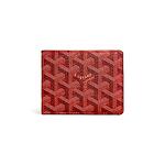 Goyard Pattern Wallet - Red