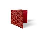 Goyard Pattern Wallet - Red