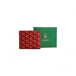 Goyard Pattern Wallet - Red