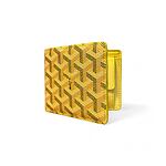 Goyard Pattern Wallet - Yellow