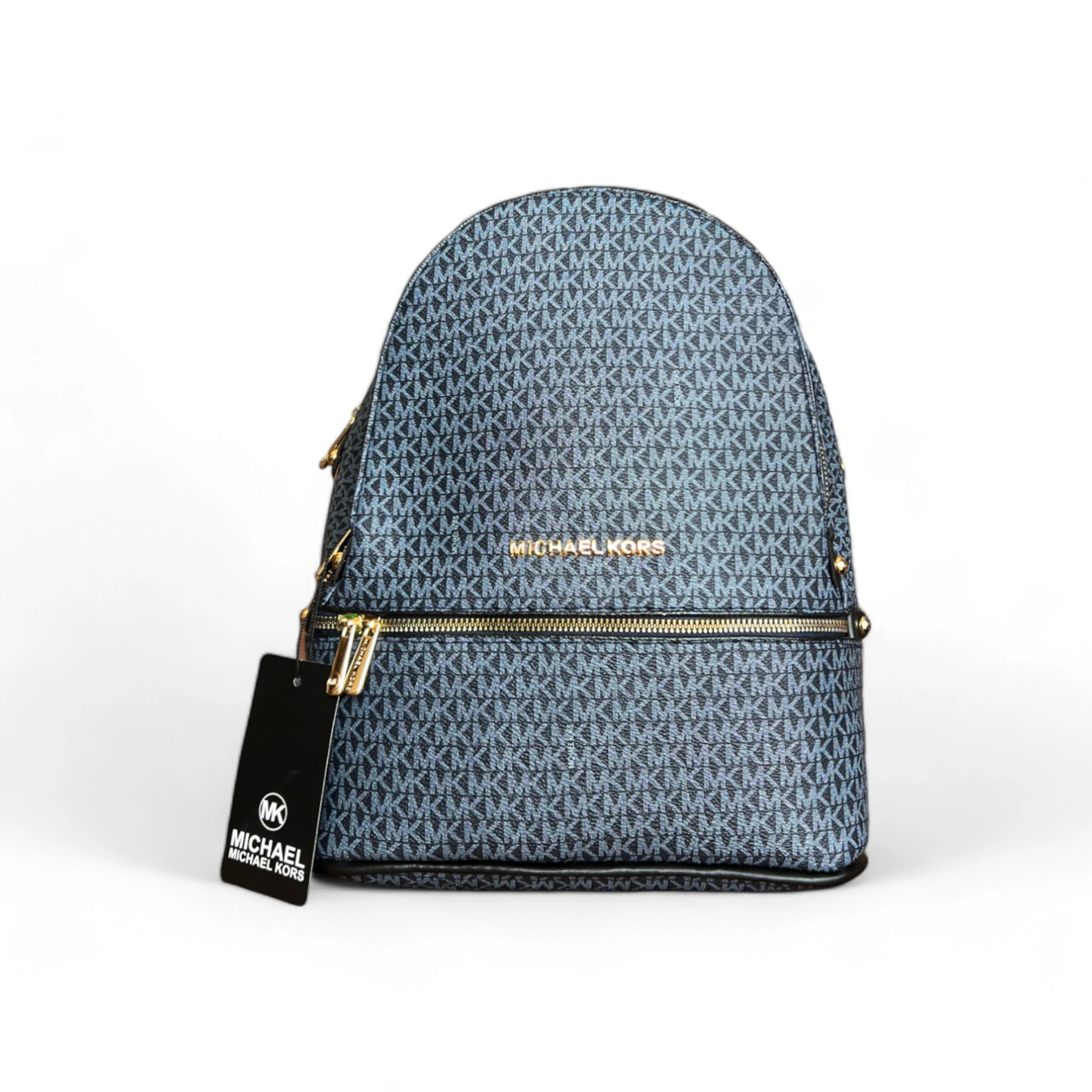 Michael Kors - MK Pattern Backpack - Blue