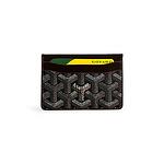 Goyard Pattern Cardholder - Dark Brown