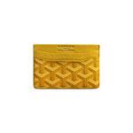 Goyard Pattern Cardholder - Yellow