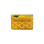 Goyard Pattern Cardholder - Yellow