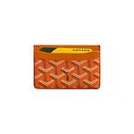 Goyard Pattern Cardholder - Orange