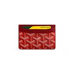 Goyard Pattern Cardholder - Red