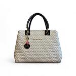 Michael Kors - MK Pattern Large Bag - Beige