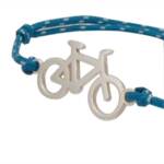 Сребърна гривна "Bisycle"