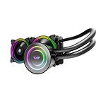 PC Water Cooling AiO Darkflash TR240 RGB 2x 120x120 (черен)