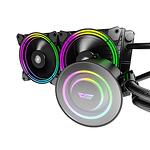 PC Water Cooling AiO Darkflash TR240 RGB 2x 120x120 (черен)