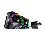 PC Water Cooling AiO Darkflash TR240 RGB 2x 120x120 (черен)