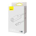 Мрежов адаптер Baseus Lite Series USB към RJ45, 1000Mbps (сив)