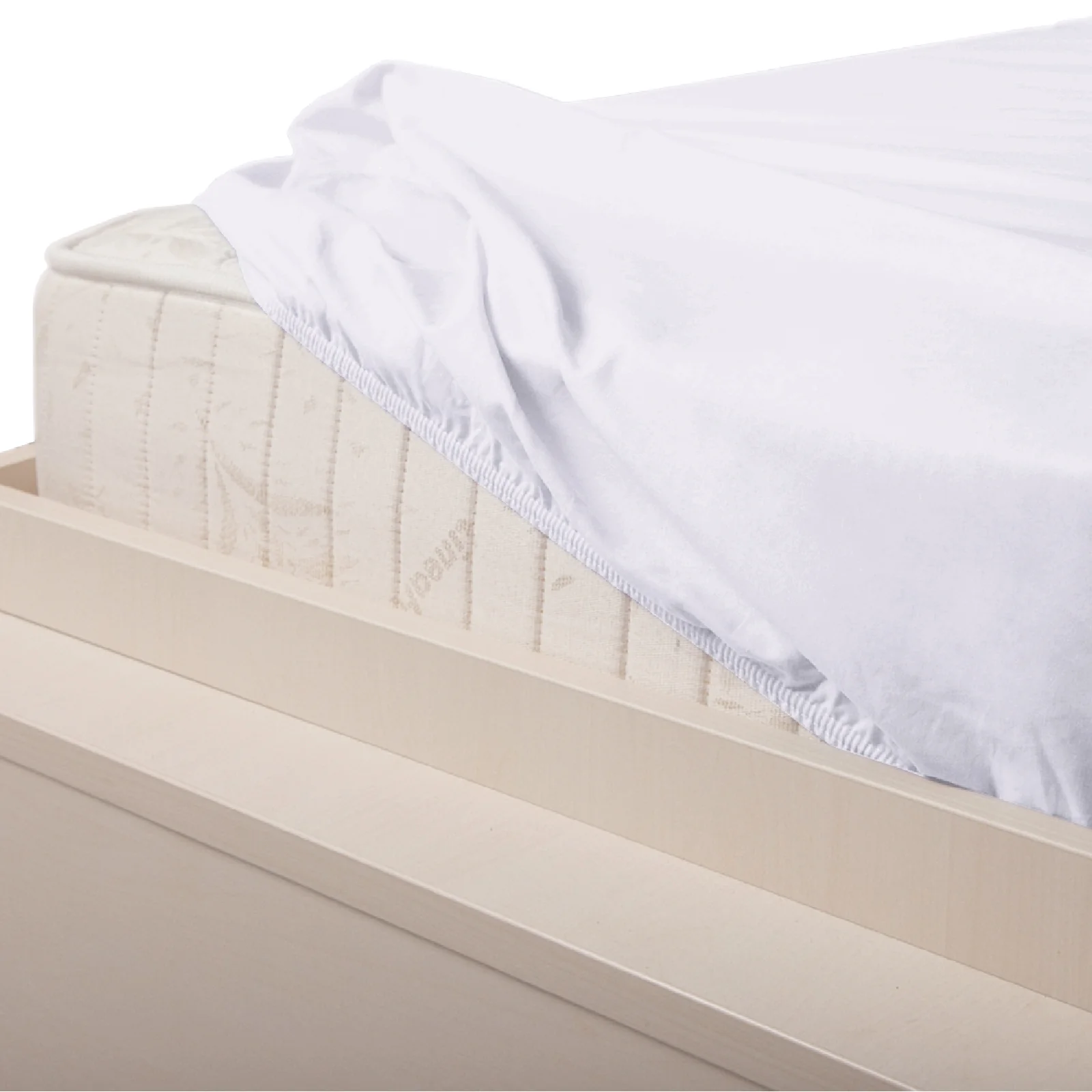 Чаршаф с ластик Vitapur VIENNA, 180X200+30см, бял