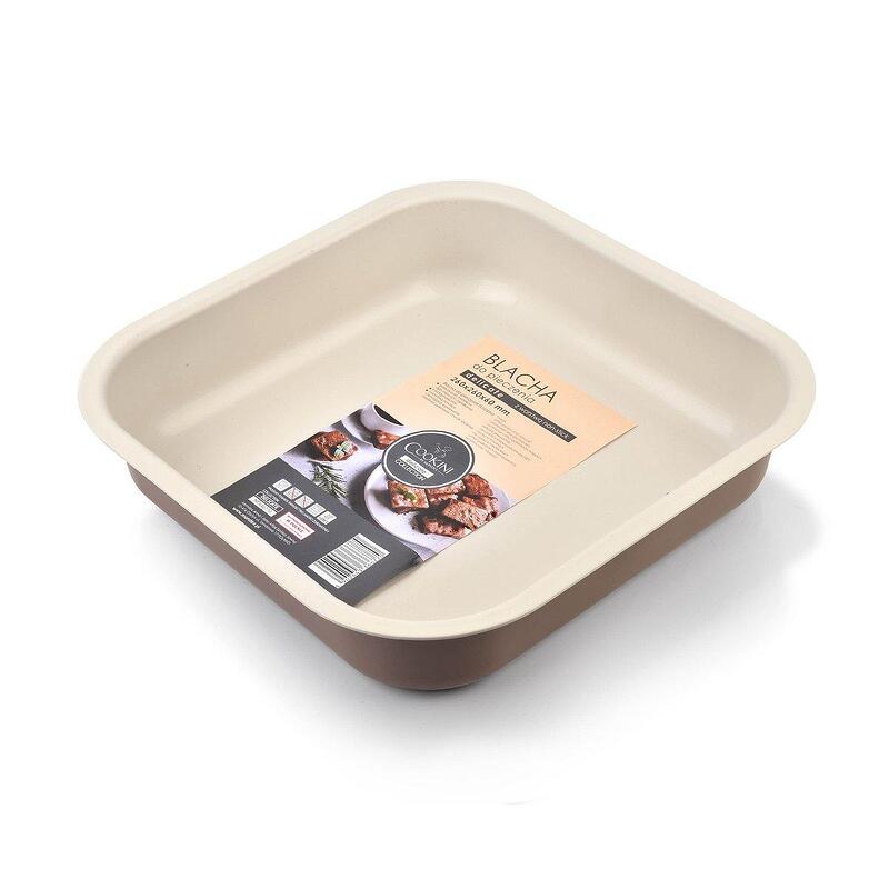 Алуминиева тава за печене, квадратна, 26x26x6см