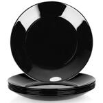 Комплект десертни чинии Ø18см, 6 броя, черни