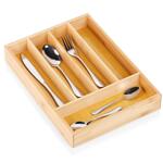Органайзер за прибори от бамбук, 25x35 см